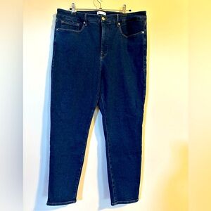 NWT Good American X Calik Denim Good Classic Jeans Size 28